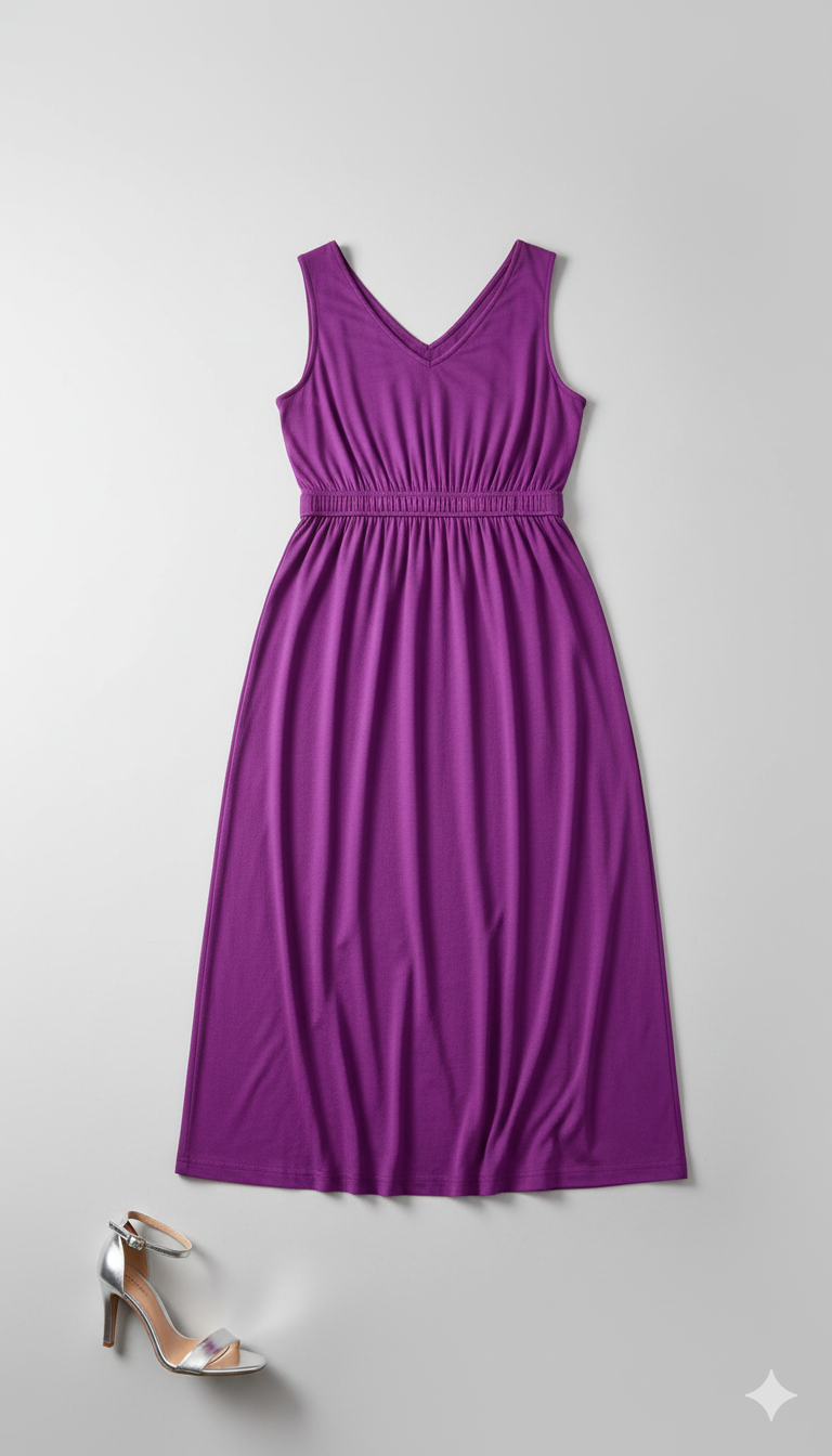 Vestido de Gala "Fucsia Diamond" con Escote Corazón 💖