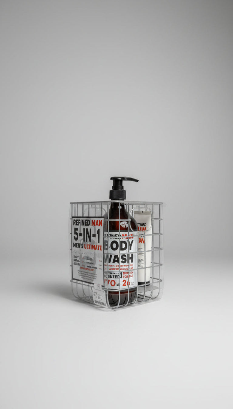 SET DE CUIDADO CORPORAL DEFINITIVO PARA HOMBRE 5 EN 1