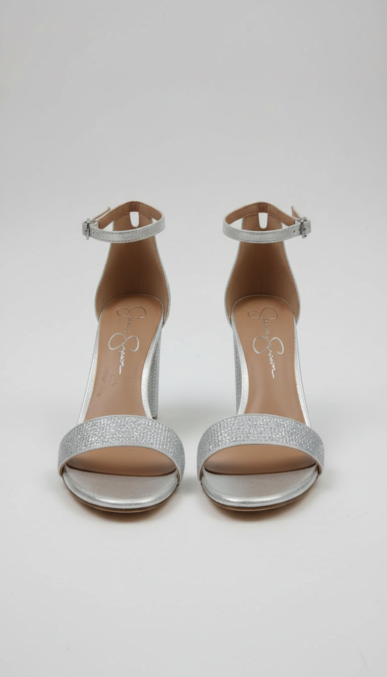 Tacones de fiesta con pulsera al tobillo Jessica Simpson Size 9