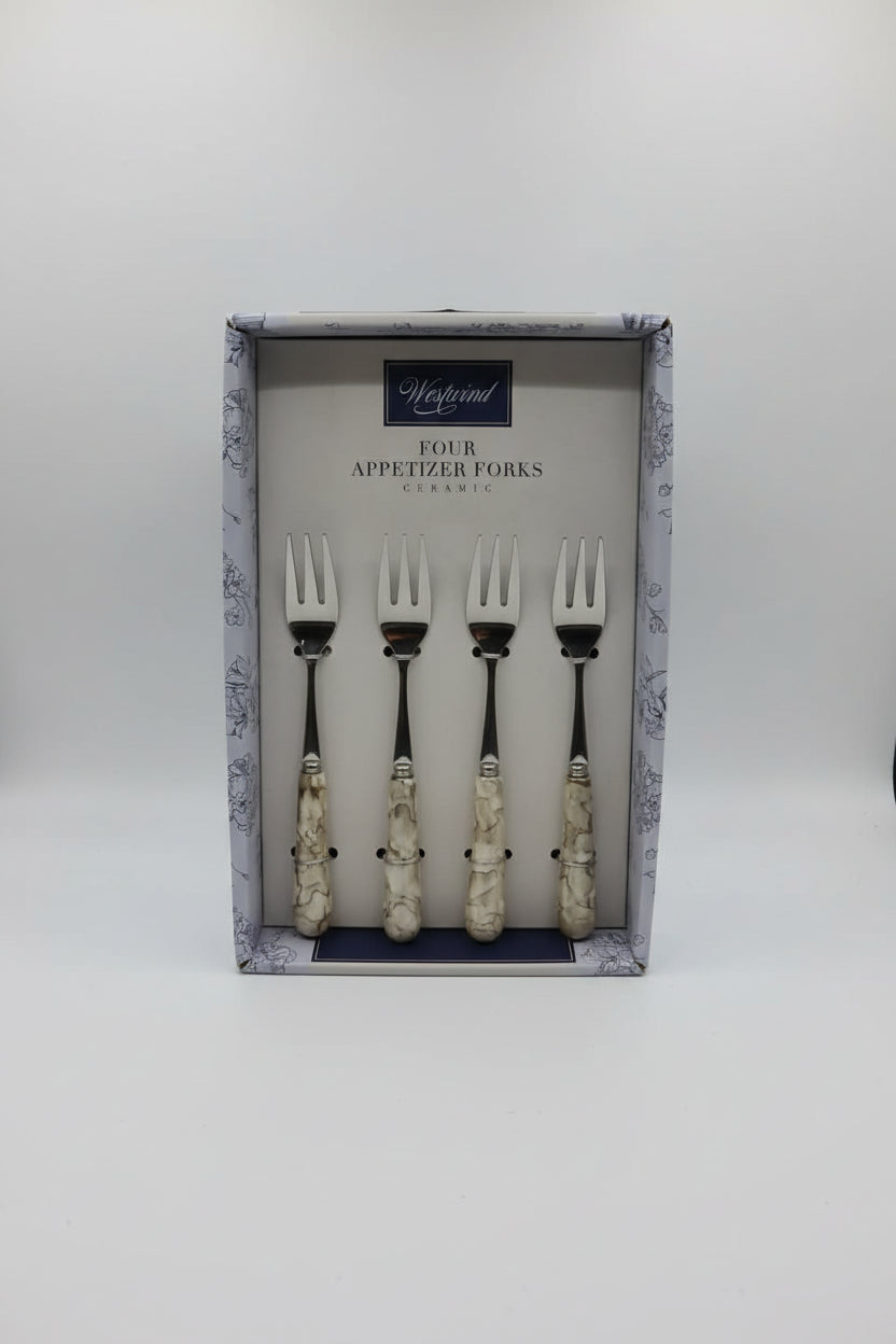 Set Tenedores Aperitivos Westwind Mango Cerámica