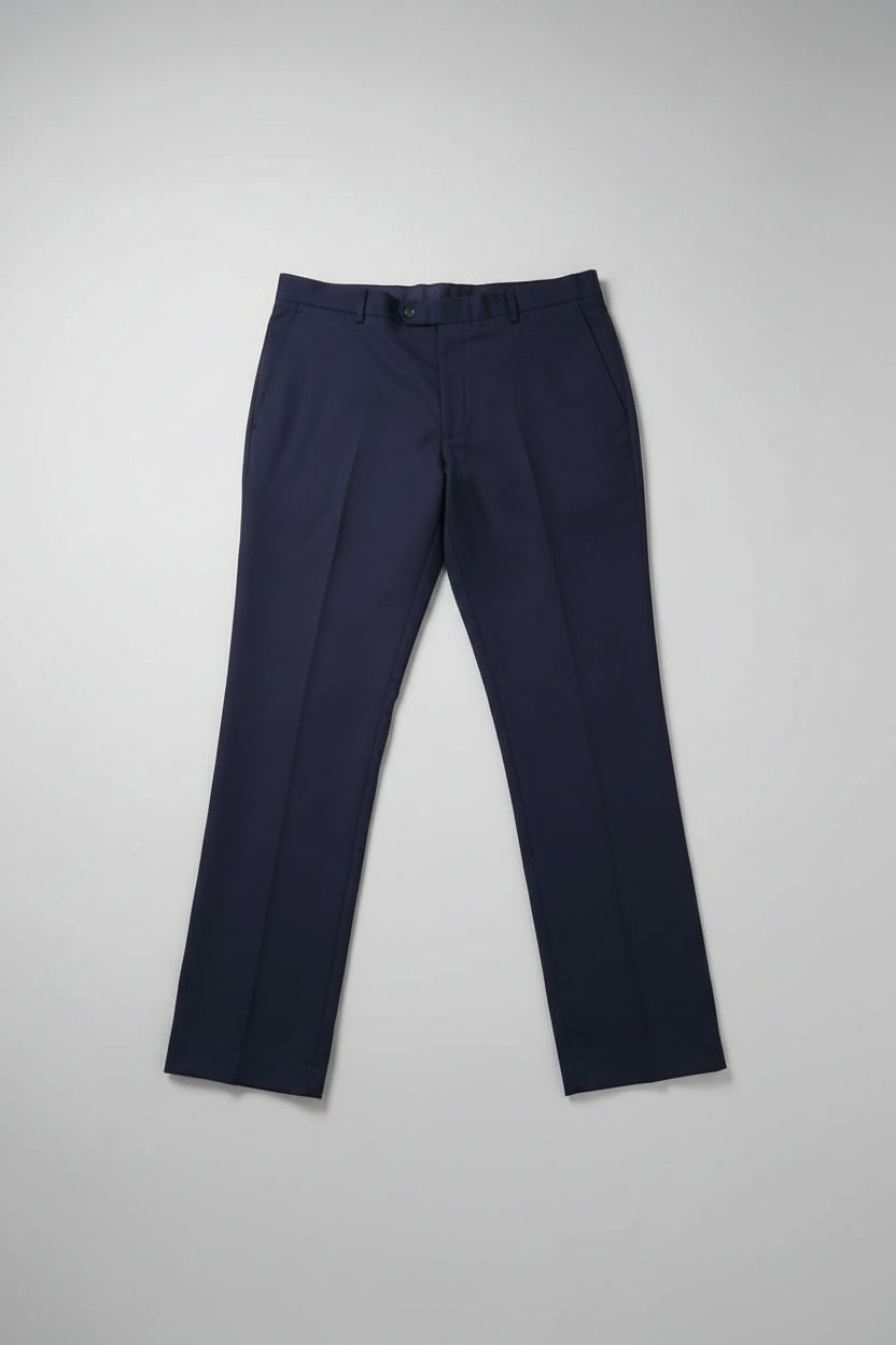 Pantalón de Vestir Tahari – Corte Clásico en Azul Marino