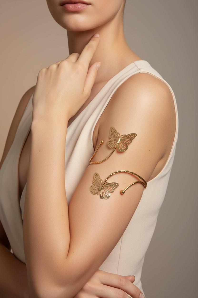 Brazalete Ajustable – Esencia Etérea y Sofisticación Natural